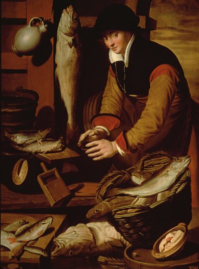 De Visverkoper door Pieter Aertsen